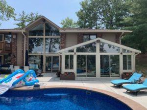 Sunroom built by Easter Fence